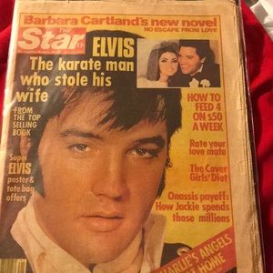 Vintage 1977 Elves Presley novel